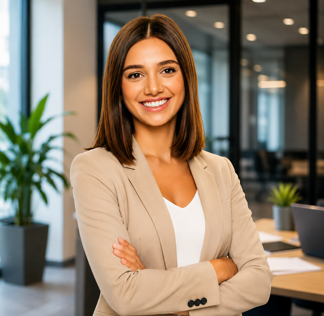 Nazira Mai working with software clients